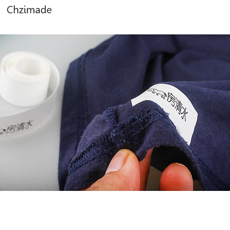 Chzimade 100Pcs White Washable Name Labels For Clothing Iron On Garment  Fabric Name Label Tags Marker Set Diy Sewing Accessories