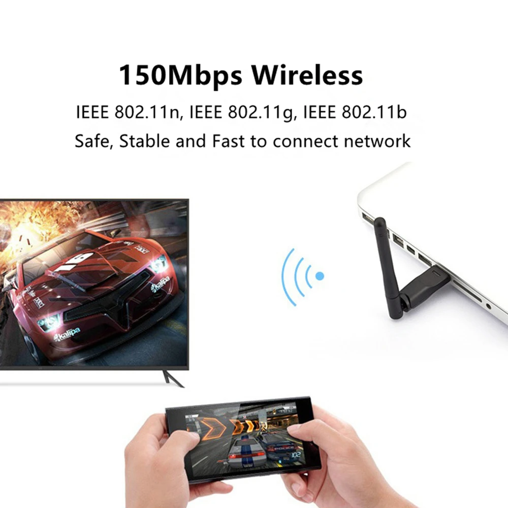 Ralink RT5370 беспроводная сетевая карта 150 Мбит/с мини USB 2 0 WiFi адаптер Антенна ПК LAN Wi Fi