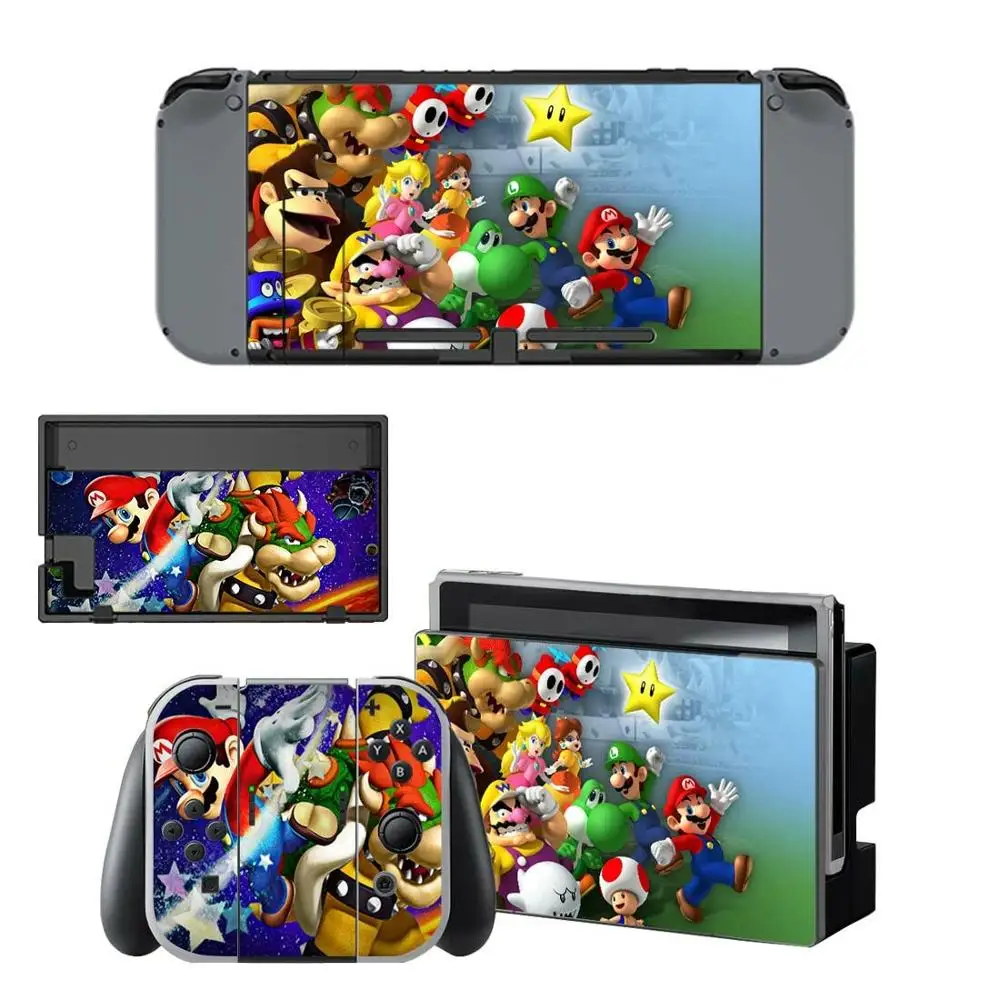 YSNS0419 Наклейки Super Mario nintendo switch для nintendo Switch консоль Joy-con контроллер док-станция скины виниловые - Цвет: YSNS0419