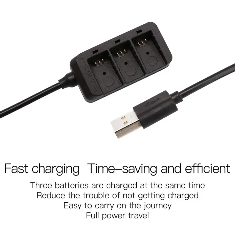 3в1 USB зарядное устройство Быстрая зарядная станция кабель для камеры Insta360 ONE X