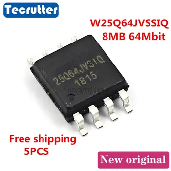 

5PCS W25Q64JVSSIQ 25Q64JVSIQ SOIC8 8MB 64Mbit 25Q64 W25Q64 FLASH Free shipping