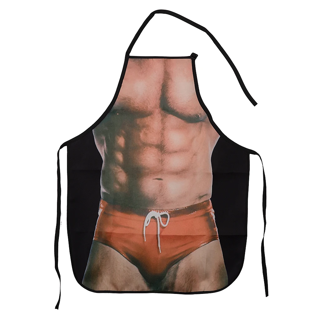 4 Colors Aprons Sexy Funny Personalized Kitchen Digital Printed For Women Man BBQ Cleaning Cooking Apron
