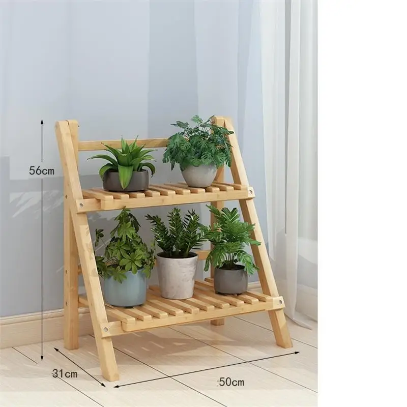 Version H Интерьер Suporte Flores лестница Escalera Decorativa Madera для дерева, балкона, напольная стойка для цветов, полка для растений - Цвет: Version H