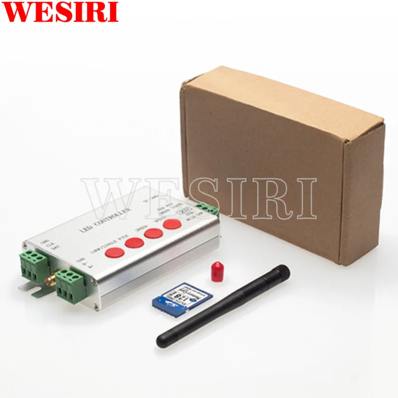 H806SB светодиодный SD карта wifi контроллер SPI Max 2048 пикселей Управление светодиодный Поддержка WS2811/WS2812B/UCS1903/SK6812/LPD8806/APA102/WS2801