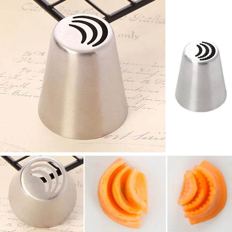 Large Flower Icing Piping Nozzle Stainless Steel Dessert Cake Decorating Decoration Head Bakery Pastry Tips Kitchen Accessories