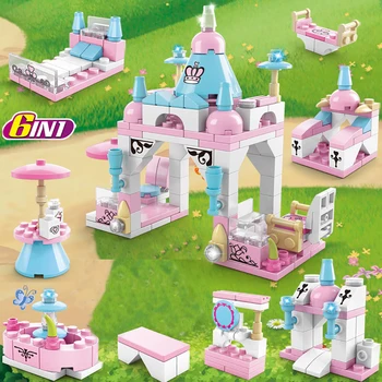 

262PCS City Friend Building Blocks Girl Set Princess figure Bricks Mini Castle Block Educational Toys For Children Gift