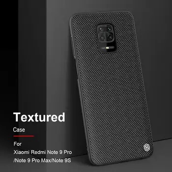 

Case for Xiaomi redmi Note 9s NILLKIN Textured Nylon fiber case back cover for redmi Note 9 Pro Max durable non-slip Thin light