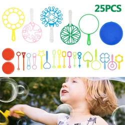 Juego de burbujas para hacer burbujas para niños, Varita de burbujas de juguete para hacer burbujas al aire libre, accesorios de fiesta, soplador de jabón, máquina de soplado de juguetes, 3 31 piezas