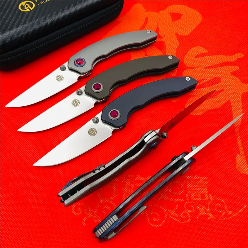 Maxace samurai original folding knife G10 handle K110 steel sand light small folding knife outdoor camping fishing tool