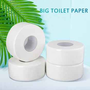 

Toilet Paper 4-Ply ThickToilet Paper toilet bathroom paper tissue roll household Skin-friendly Paper Silky Smooth Soft