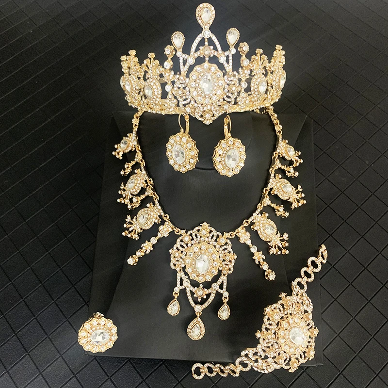 joyas de dama de honor Bodas Joyería Conjuntos de joyería y bisutería JOANNA SET // Conjunto de joyas de pulsera y pendientes pendientes de boda de diamantes y pulsera conjunto de joyas de bodas de oro 