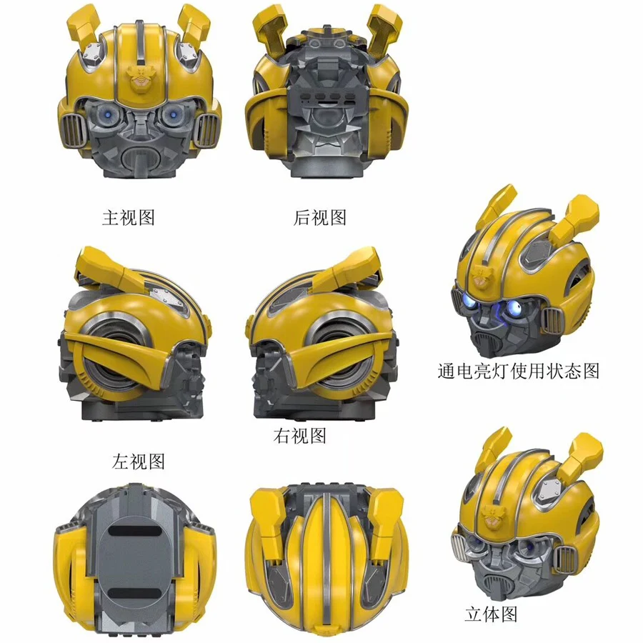 Transformers Bumblebee Bluetooth Speaker Subwoofer With FM Support TF For Phone