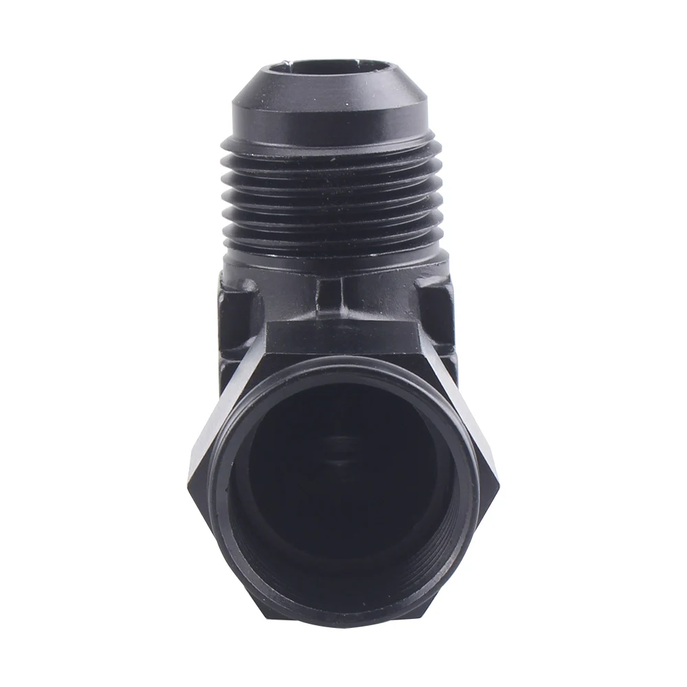 AN4-AN12 Swivel Adaptors To Male Black energy Oil Fuel Fittings Anodized Aluminum Fuel Adapter 90 Degree Female