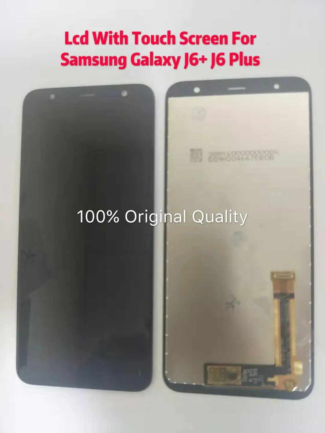 Оптовая цена 10 шт./лот оригинальная сменная деталь ЖК дисплея для Samsung Galaxy J6 + 2018 J610