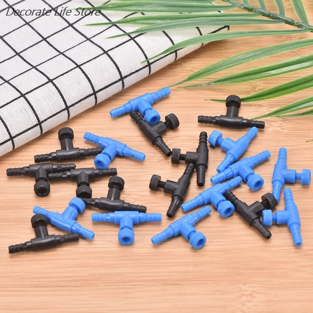 

3/10pcs Fish Tank Air Line Flow Control Regulator Valve Aquarium For 4/6mm Airline Tubing Pipe Adjustable Connector Switch Tap