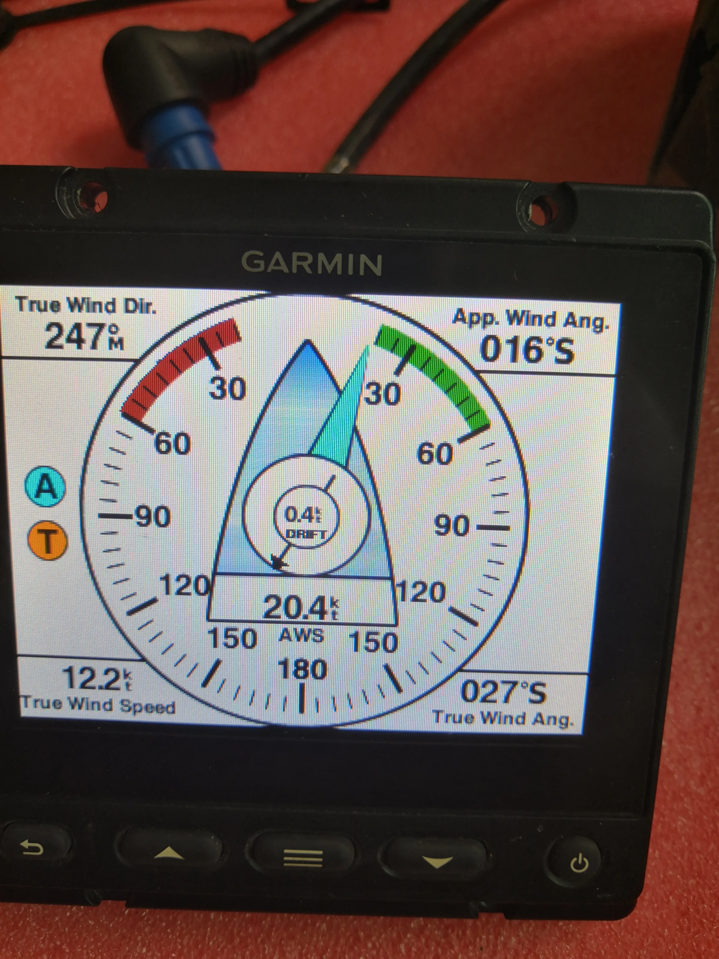 

GARMIN GMI 20 Marine Instrument Display Multi Functional Digital Display Show Depth, Speed, GPS Wind With NMEA2000 Starter Kit