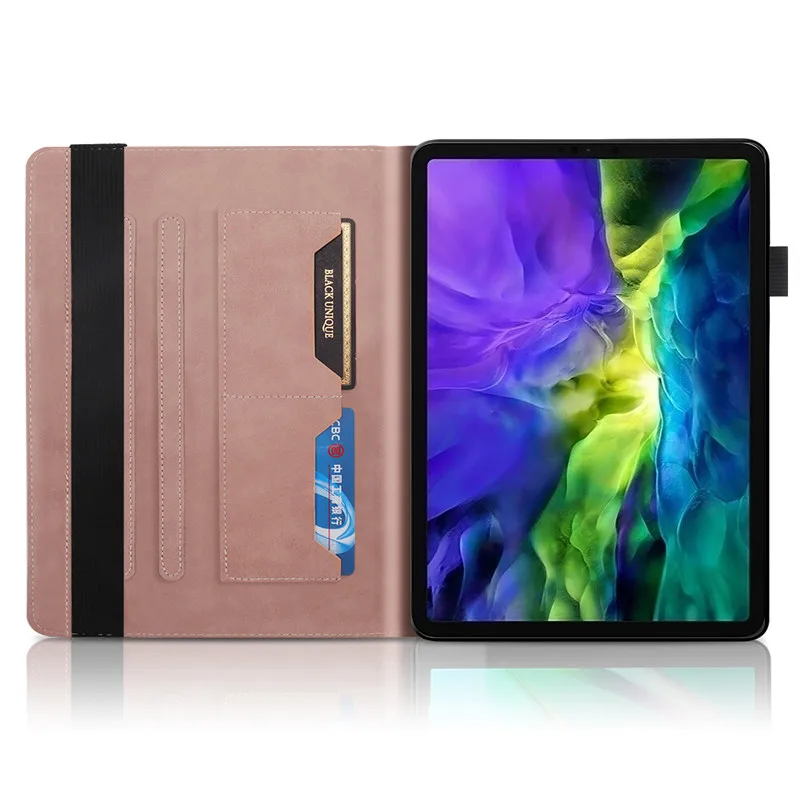 Wallet Pro Flip-Case Stand-Tablet Funda Emboss-Tree 11 iPad for Coque