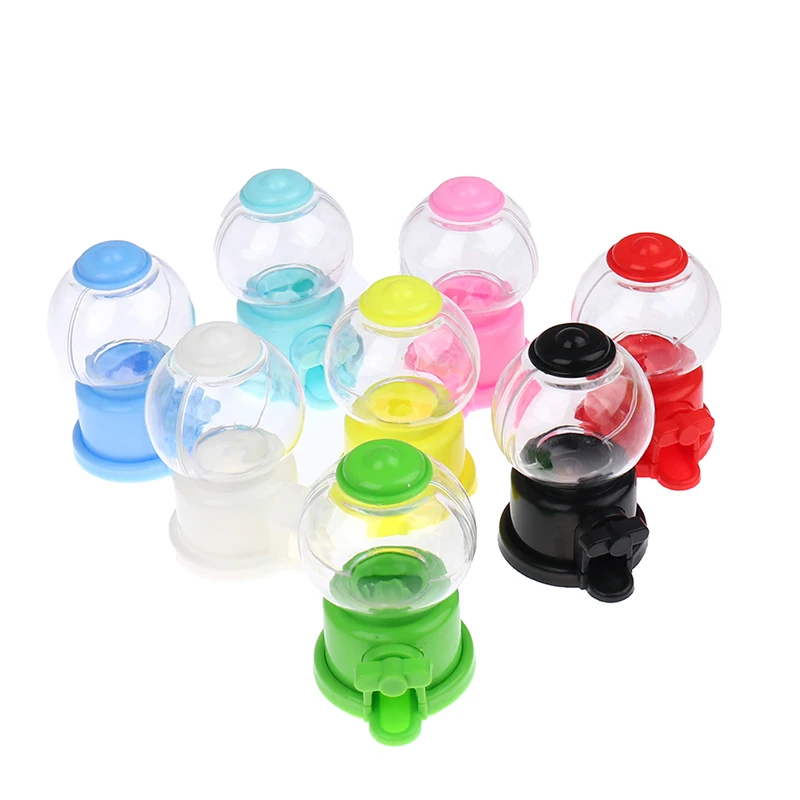 Candy Toy Dispenser 1PC Sweets Mini Candy Machine Bubble Toy Dispenser Coin Bank Kids Toy Christmas Birthday Gift