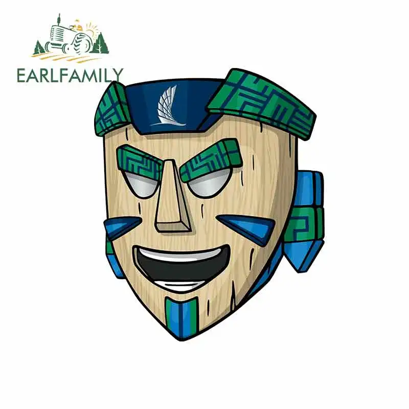 

EARLFAMILY 13cm x 11cm for Texas Islanders Cartoon Oem Funny Car Stickers Sign Waterproof Anime Bumper Trunk Truck Graphics