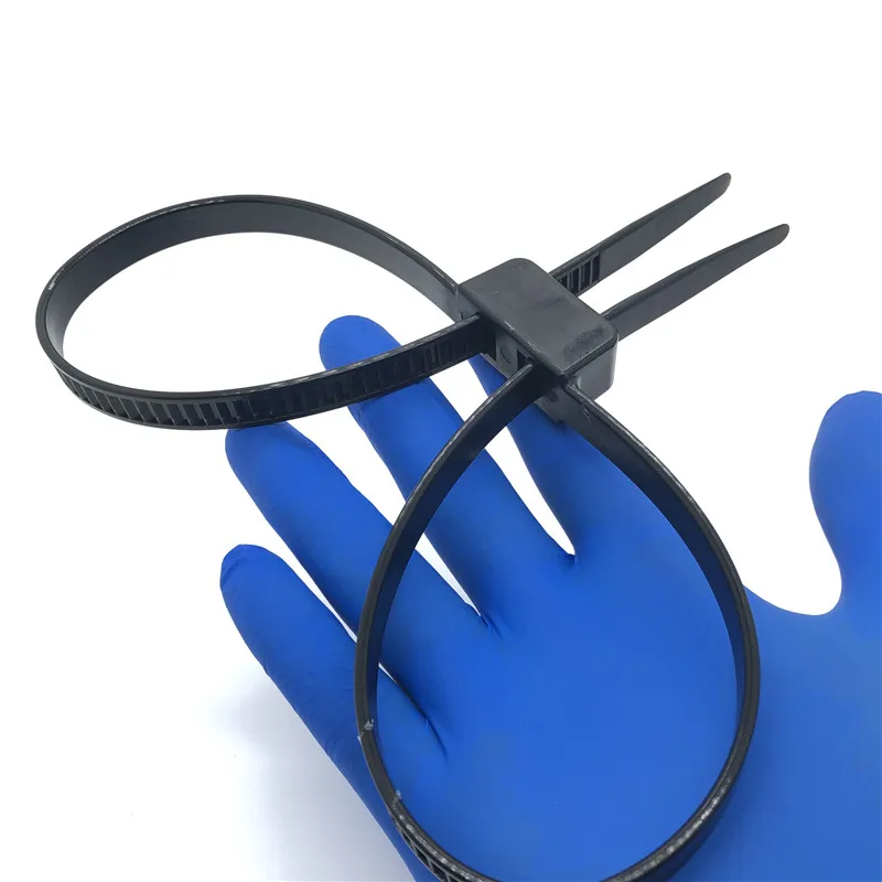 5 шт. полицейские наручники Одноразовые двойной FlexPlastic Кабельные стяжки стяжку