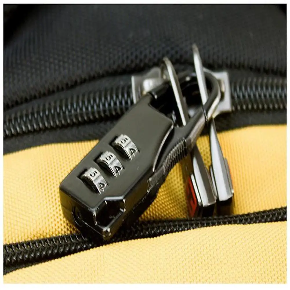 Alloy Safe Combination Code Number Lock Padlock for Luggage Zipper