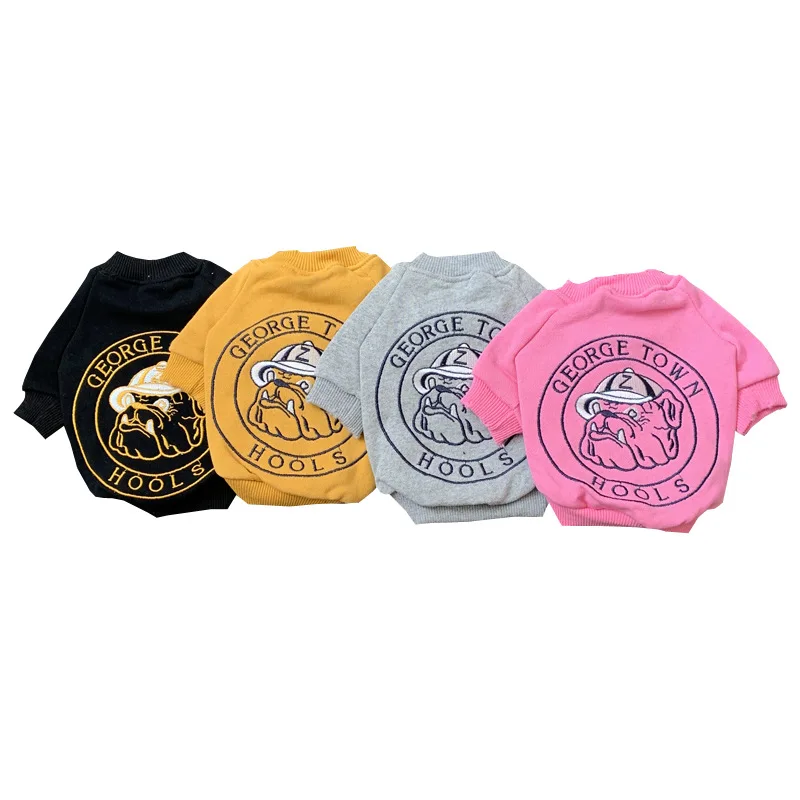 Spring Dog Clothes Cotton Coat for Small Dogs French Bulldog Clothing Chihuahua Jacket Letter Print Pet Puppy Costume XQ133