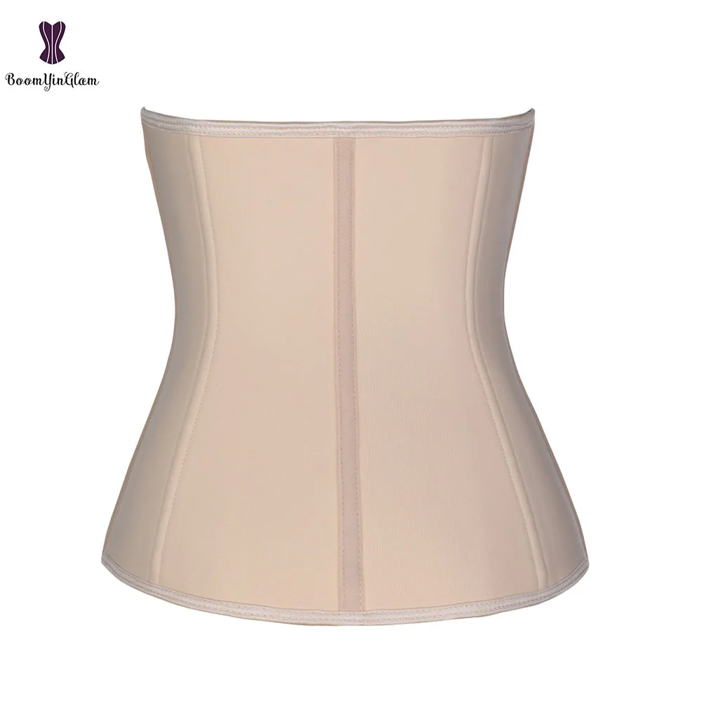 Неопреновый тренировочный пояс на молнии с 3 крючками для талии со стальными