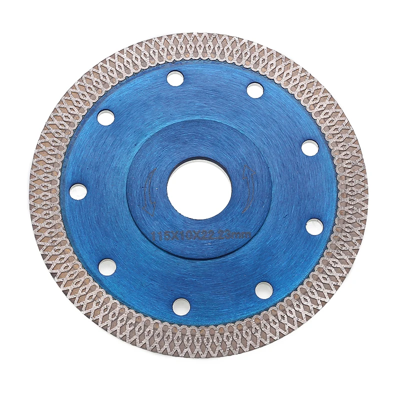 1Pc Blue Diamond Cutting Blades Saw Blade Cutting Disc 115mm Porcelain Tile Thin Diamond Dry Cutting Blades Grinder Wheel