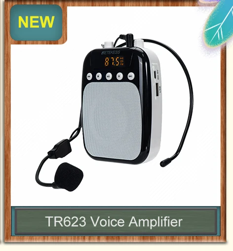 Pocket FM Radio Speaker Voice Amplifier Recorder Church/Training Back to School 