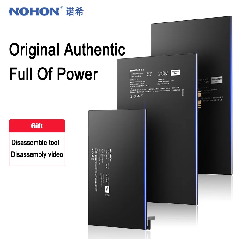 Nohon батарея для Apple iPad 5 Air iPad5 Замена батареи A1484 A1474 A1475 8927 мАч полимерный литий-ионный планшет Batarya