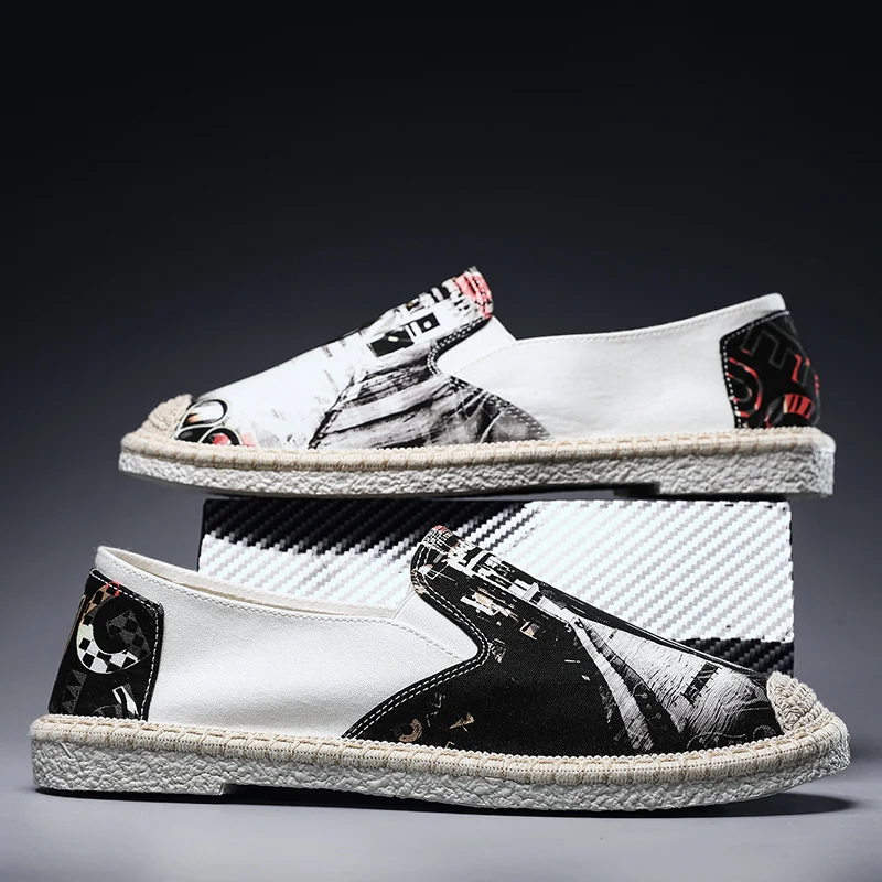 

Men Casual Shoes British Style New Men Loafers Comfortable Flat Men Breathable Non-Slip Soft Leather Driving Shoes Lazy Fashion