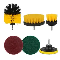 attachment מקדחה 6pcs סט מקדחה מברשת Attachment כל מטרה כוח Scrubber מטבח ניקוי כלי קיט Auto Car Wash תחזוקה (4)