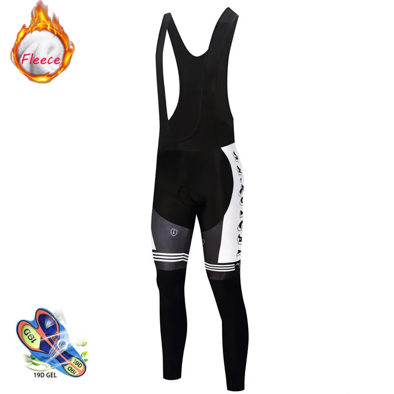 Mens Cycling Pants Ropa Ciclismo Bicycle Outdoor Mountain Bike Bib Pants Men's Winter Polar Fleece Bib Pantalon Ciclismo