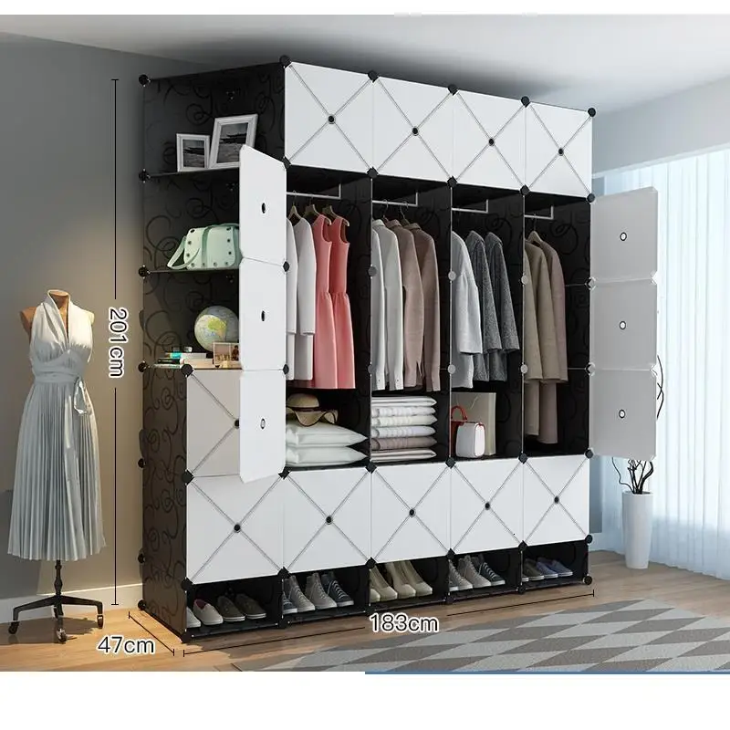 Version P Penderie Chambre Moveis хранение Guardaroba Kleiderschrank Meuble Rangement Armadio шкаф для общежития Mueble шкаф - Цвет: Version P