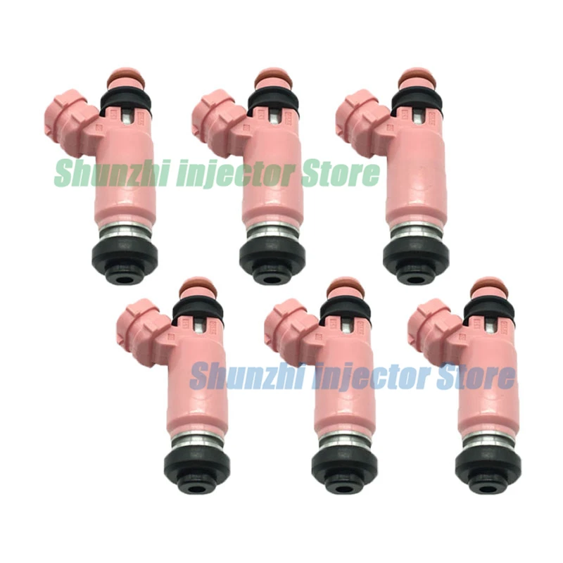 6 шт. Топливная форсунка для SUBARU STI WRX Топливная форсунка/форсунка OEM: 16611-AA370 1661AA370 195500-3910 1955003910