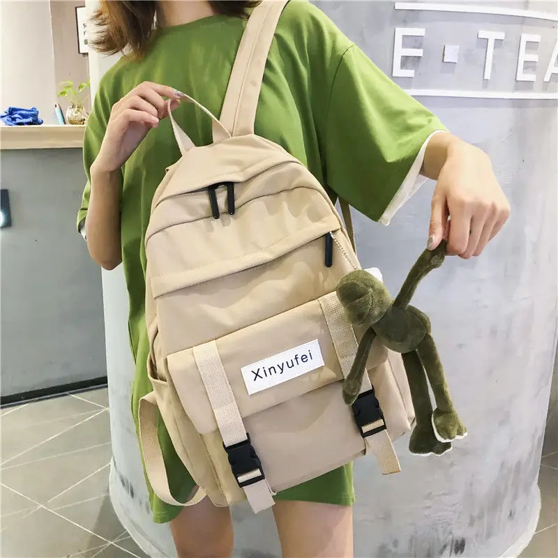 

New 2020 Teen Backpack Women School Bags for Teenage Girls Pink Student High School Bagpack College Lightweight Back Pack Female