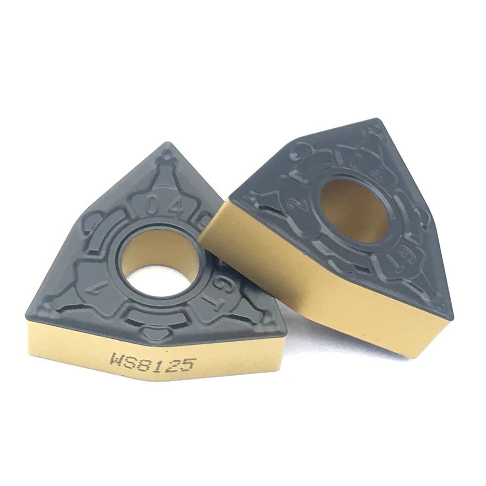 100% Original WS8125 WNMG080404 GT Turning Tools For WC Type U Drill Bit tool Carbide Inserts CNC Lathe Cutter For Steel