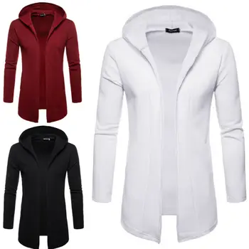 

Men Winter Casual Sweater Slim Long Sleeve Knit Cardigan Trench Coat Jacket Suit 2019 new Winter men coat hoody coat