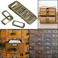 

Cupboard Drawer Labels Holder For Name Plates Gift Box Lockers Jewelry Box