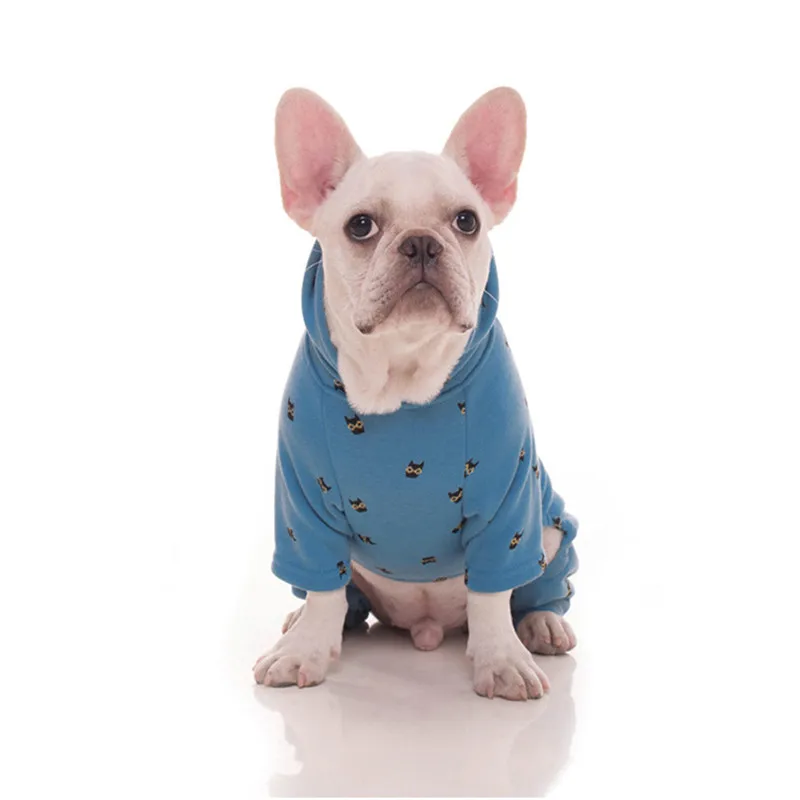 Одежда для маленьких собак, осенне-зимний теплый комбинезон для чихуахуа, щенка, плотное пальто, Комбинезоны для французского бульдога, костюм для домашних животных