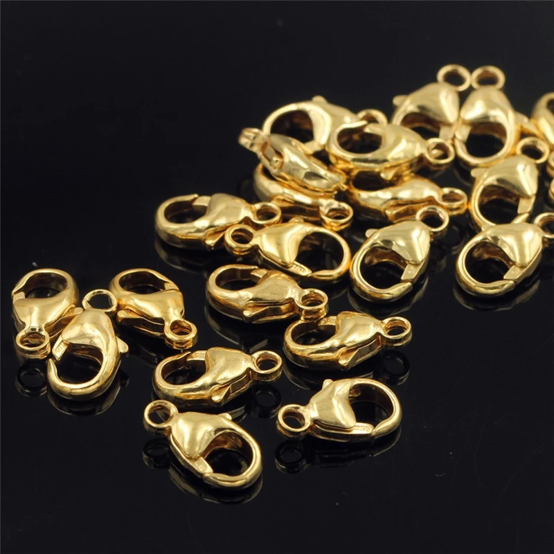 14K Gold Filled Oval Trigger Clasp Gold Clasp for Bracelet Necklace Jewelry Making Handmade DIY Findings Gold Filled Accessories