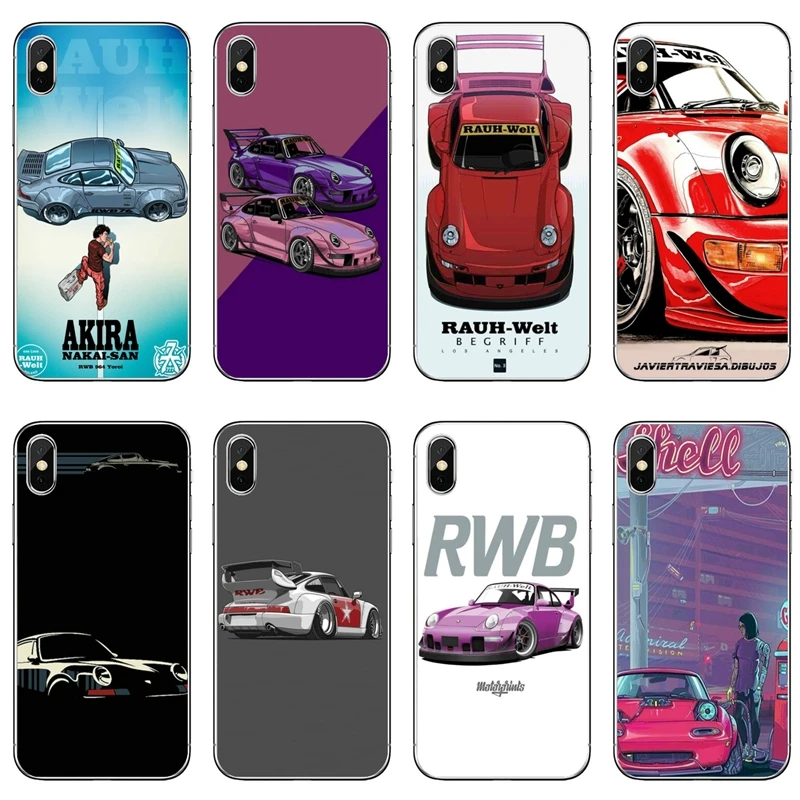 Японский автомобиль jdm drift rwb аксессуары чехол для телефона Huawei P30 P20 Pro P10 P9 P8 Lite Y5 Y6