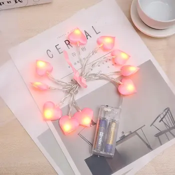 

Led Love Heart Wedding String Fairy Light Christmas LED Led Fairy Pink Girl String Light Indoor Party Garden Garland lighting
