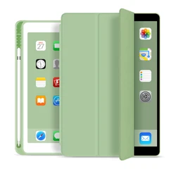 Caso IPad 2021 2020 2019 Pro 10.2 4 10.9 8th 4 10.5 2018 9.7 Mini 5 7th 6th Geração Smart Cover com Suporte Do Lápis