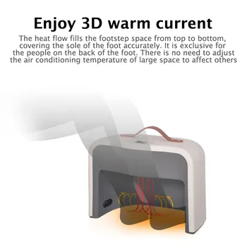 

Electric Heater Activated Carbon Foot Warmer PTC Ceramic Keep Heating Technology Rapid Heating Machine With Safe Child Lock