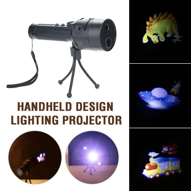 

Tripod Rechargeable Projection Lamp LED Projector Portable Holiday Decoration Birthday Dynamic / Static Pictures Party