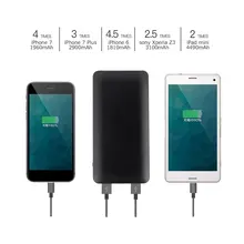 LESHP внешний аккумулятор из алюминиевого сплава 3,7 V 10000MA 37Wh универсальный портативный внешний аккумулятор компактный ультратонкий Удобный для переноски