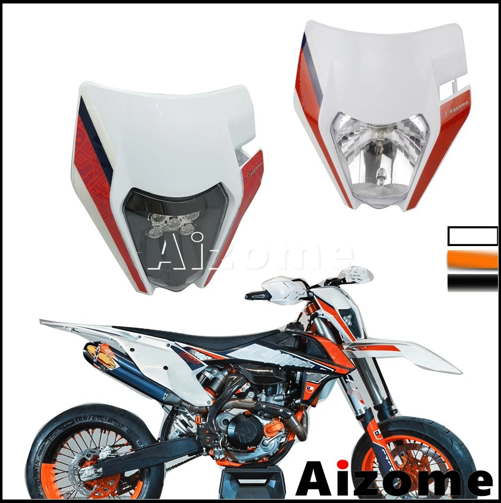 Светодиодная фара для FE TE TC FX 2014 2020 125 Enduro Motocross E8 EMARK головная лампа EXC 250 300 XC-W Six Days