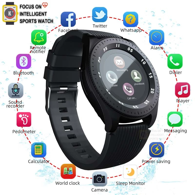 Z4NewAppleSmartwatchwithCameraSIMCardTouchScreenSmartwatch