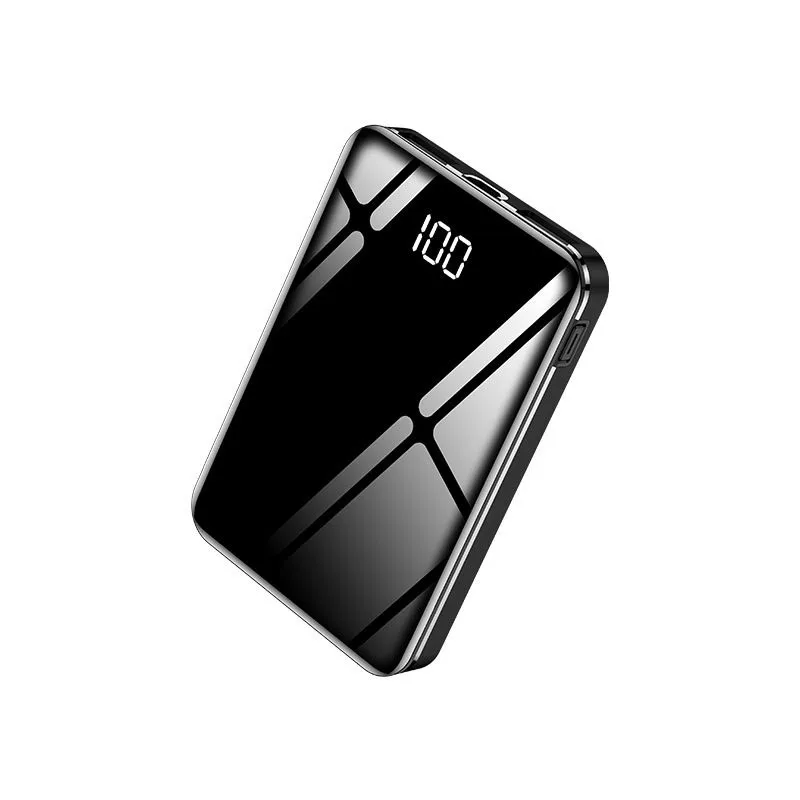 Xiaomi бренд QI 3,0 зеркальное зарядное устройство водонепроницаемый внешний аккумулятор 20000 мАч портативное зарядное устройство светодиодный ЖК Внешний аккумулятор мини
